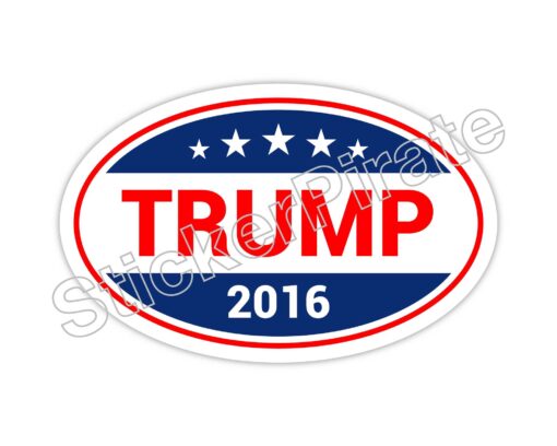 *Oval Car Magnet* Trump Bumper Sticker Magnet O131