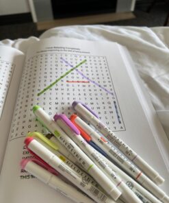 Zebra Pen Mildliner Double Ended Highlighter Set, Broad and Fine Point Tips, Assorted Ink Colors, 15-Pack 46 71G4VWwNGzL