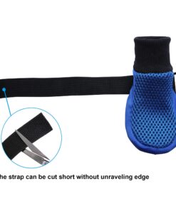 Hipaw Summer Breathable Dog Boots Nonslip Sole Paw Protector for Hardwood Floor XL: Insole Wide 2.83" Blue 18 71G6pMGcqxS