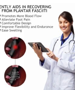 Laneco Plantar Fasciitis Socks (3 Pairs), Compression Foot Sleeves with Heel Arch & Ankle Support, Great Foot Care Compression Sleeve for Men & Women 18 71G6zQXbgL