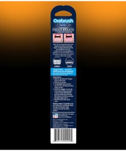 Orabrush Tongue Scraper, Tongue Cleaner Helps Fight Bad Breath, 4 Tongue Scrapers 4 Count (Pack of 1) Multicolored 29 71G7aBGByRL