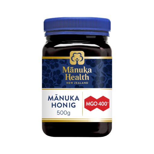 Manuka Health UMF 13+/MGO 400+ Manuka Honey (500g/17.6oz), Superfood, Authentic Raw Honey from New Zealand 1.1 Pound (Pack of 1) Standard Packaging