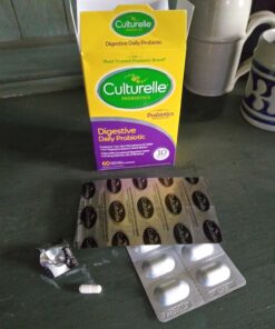 Culturelle Daily Probiotic, Digestive Health Capsules, 60 Count Unflavored 60 Count (Pack of 1) 22 71GAV5ebWCL