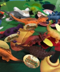 Kids Dinosaur Figures Toys, 7 Inch Jumbo Plastic Dinosaur Playset, STEM Educational Realistic Dinosaur Figurine for Boys Girls Toddlers Including T-Rex, Stegosaurus, Triceratops, Monoclonius, 12 Pack 36 71GBZm42fxL