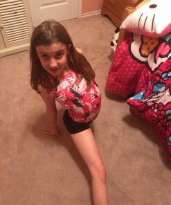 Capezio Girls' Boy Cut Low Rise Short Big Girls (7-16) Medium Black 13 71GBtbn5zkL