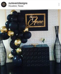 Pmu 36 Inch Latex Balloon Black (Premium Helium Quality) Pkg/6 34 71GDcm ZzoL