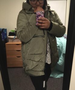 Orolay Women's Thickened Down Jacket Large Green 51 71GDm3G12VL