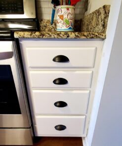 Cosmas 10 Pack 783ORB Oil Rubbed Bronze Cabinet Hardware Bin Cup Drawer Handle Pull - 3" Inch (76mm) Hole Centers 30 71GE0i1A3ML