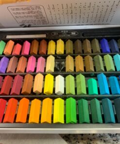 Mungyo Non Toxic Square Chalk, Soft Pastel, 64 Pack, Assorted Colors (B441R078-7003A) 48 71GESTTFT6L