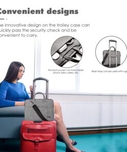 Qishare Laptop Case Laptop Shoulder Bag 11.6-12" Gray Lines 77 71GFsvY1ULL