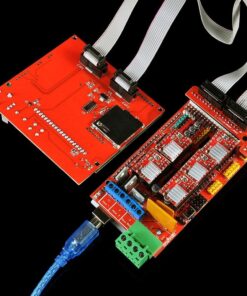 OSOYOO 3D Printer Controller Kit Ramps 1.4 + Full Graphic Smart Display Controller + Mega2560 + A4988 Stepper Motor Driver for RepRap (Ramps 1.4+12864LCD+Mega2560+A4988Driver) 23 71GFt5uRAL