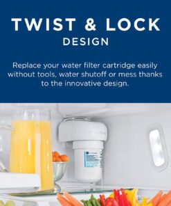 GE MWF Refrigerator Water Filter | Certified to Reduce Lead, Sulfur, and 50+ Other Impurities | Replace Every 6 Months for Best Results | Pack of 1 29 71GGrroyTS