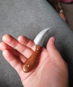 Szco Supplies 4.75” Small Slim Skinner Patch Outdoor Hunting Knife with Brown Leather Sheath (DH-7990) 30 71GHQRb64AL