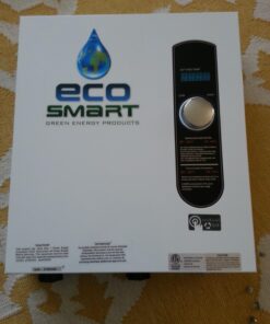 EcoSmart ECO 27 Tankless Water Heater, Electric, 27-kW - Quantity 1, 17 x 17 x 3.5 57 71GJ4w4usNL
