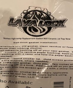 Nomex High-Temp Replacement Complete Gasket Kit for Lg XL Big Green Egg Ceramic Lid Top 43 71GJRvH3lL