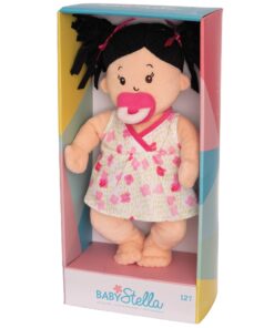 Manhattan Toy Baby Stella Black Hair Soft First Baby Doll, 15-Inch 25 71GJhcrtgPL