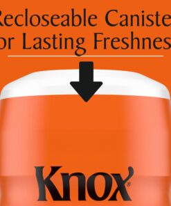 Knox Unflavored Gelatin Duel Pack (2 ct Pack, 16 oz Canisters) 1 Pound (Pack of 2) 26 71GKU t9EL