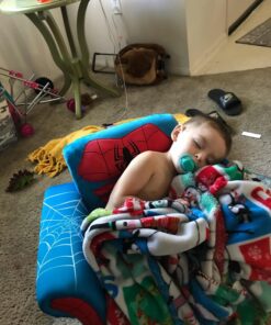 Delta Children Figural Upholstered Chair, Marvel Spider-Man (Blue, Red) 37 71GKcN3YJL