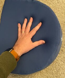 Pharmedoc Cooling Pregnancy Pillows for Sleeping Wedge Pillow, Maternity Pillow,Belly Wedge Memory Foam, Pregnancy Must Haves, New Mom Gifts for Women, Cooling Cover Navy Cooling Navy 34 71GKcUAHXiL