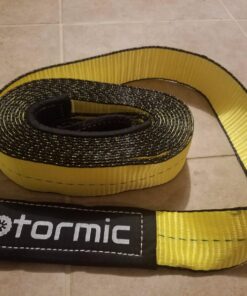 Motormic Tow Strap Recovery Kit – 3" x 30ft (30,000 lbs.) Rope + 2" Shackle Hitch Receiver + 5/8" Locking Pin + 3/4" D Ring Shackles with Safety Ring + Heavy Duty Bag - Off Road Pick Up Towing Complete Recovery Strap Kit 40 71GKjJC mfL