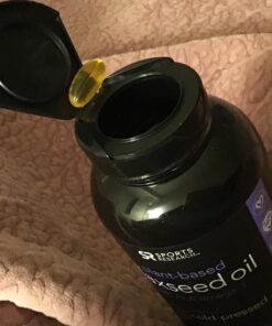 Sports Research Vegan Flaxseed Oil (1200mg) Herbal Supplement with Plant-Based ALA Omega 3 - Vegan Certified & Non-GMO Verified - Gluten, Soy & Carrageenan Free (180 Veggie Softgels) 27 71GLKuLYcxL 1