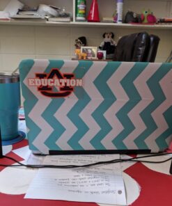 The Macbeth Collection Self Adhesive Shelf Liner - 2 Pack - Rugby Chevron Aqua Pop 30 71GM0sGvEmL