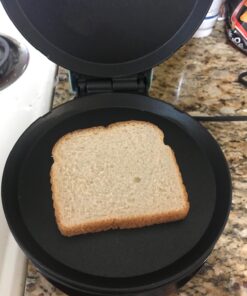 DASH 8” Express Electric Round Griddle for for Pancakes, Cookies, Burgers, Quesadillas, Eggs & other on the go Breakfast, Lunch & Snacks - Aqua 53 71GM5pb46XL