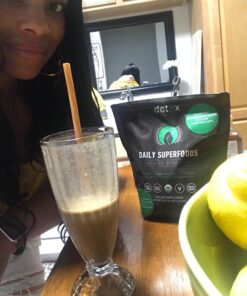 Detox Organics Chocolate Superfood Powder, Detox Cleanse for your Body, Bloating Relief, Immune Support Supplement Smoothie Detox Mix, Greens Blend Superfood, Low Carb, Vegan, Soy Free, Dairy Free 29 71GMM9hVfnL