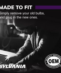 SYLVANIA - 9003 XtraVision - High Performance Halogen Headlight Low Beam and Fog Replacement Bulb (Contains 2 Bulbs) 15 71GMbJbFbtS