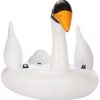Intex Mega Swan, Inflatable Island, 76.5" X 60" X 58" Mega Float Ride-On 14 71GNLWgtwAL