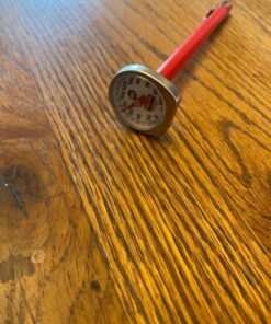 Rubbermaid Commercial Products Food/Meat Instant Read Thermometer, Pocket Size, Dishwasher Safe, Red, For Meat/Food Cooking and Grilling/Oven 29 71GNU 1EHvL