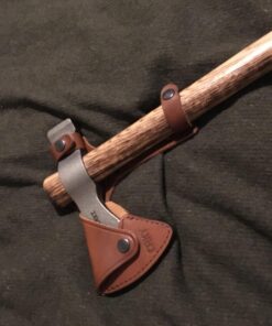 CRKT Woods Chogan Tomahawk Sheath: Full Grained Leather, Multiple Snaps, Belt Loops for Secure Carry of T-Hawk, for Use 2730 D2730 34 71GNhuPhSLL