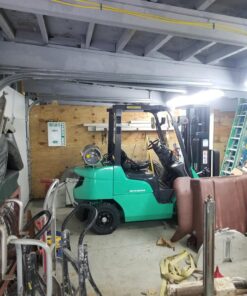 Flame King YSN335 33.5 Pound Steel Forklift Propane Tank Cylinder with Gauge TC and DOT Compliant, White 12 71GNvxgkudL