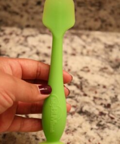 Diaper Cream Spatula - Baby Bum Brush for Butt Paste Diaper Cream - Baby Butt Cream Diaper Cream Applicator - Butt Spatula Baby Necessities - Bumco Diaper Cream Brush, Green 33 71GO4cRomAL