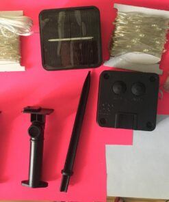 LiyuanQ Solar String Lights, 2 Pack 100 LED Solar Fairy Lights 33 feet 8 Modes Copper Wire Lights Waterproof Outdoor String Lights for Garden Patio Gate Yard Party Wedding Indoor Bedroom Cool White 35 71GPy cTLL