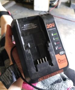 BLACK+DECKER 20V MAX Lithium Battery Charger, 2 Amp (BDCAC202B), Black 34 71GQ 0V4RWL