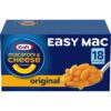 Kraft Easy Mac Original Macaroni & Cheese Microwavable Dinner (18 ct Packets)(Packaging May Vary) 18 Pouches