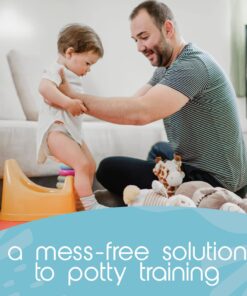 TidyTots Disposable Potty Chair Liners - Value Pack - Universal fits most potty chairs - 32 Liners 16 71GR7K7KbxL