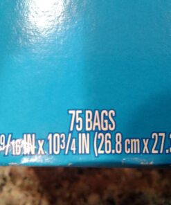 Ziploc Gallon Food Storage Bags, New Stay Open Design with Stand-Up Bottom, Easy to Fill, 75 Count (Pack of 2) 150 Count 33 71GSF4blvkL