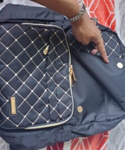 Bamomby Diaper Bag, Diaper Bag Backpack for Baby Boys Girls, Multifunction Large Rucksack Diaper Bags with Changing Pads, Waterproof Travel Back Pack Knapsack for Dad & Mom -Stylish Black 60 71GTGQmYemL 1