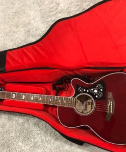 Gator Cases Transit Series Acoustic Guitar Gig Bag; Charcoal Black Exterior (GT-ACOUSTIC-BLK) 39 71GTesl63FL