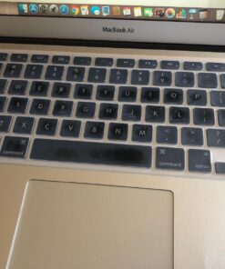 IBENZER Compatible with Old Version MacBook Air 13 Inch Case (2010-2017 Release). Models: A1466 / A1369, Plastic Hard Shell Case with Keyboard Cover for Mac Air 13, Crystal Clear, A13CYCL+1 For Macbook Air 13'' A1466/A1369 51 71GU6wHIWnL