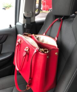 IPELY Universal Car Vehicle Back Seat Headrest Hanger Holder Hook for Bag Purse Cloth Grocery (Black -Set of 2) Black 35 71GUJGoX8ZL