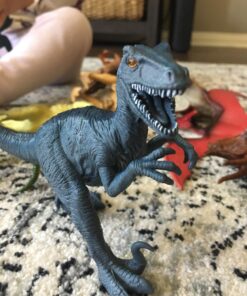 Boley 14 Pk Dinosaur Toys for Kids with Educational Pamphlet - 9" Long Dinosaur Toy Figures for Boys & Girls Ages 3+ 14 Pack + Dino Pamphlet 66 71GUt623RKL 1