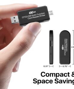 COCOCKA Micro USB OTG to USB 2.0 SD Card Adapter, Micro SD Card Reader,Trail Camera Memory Card Adapter Connector for Android Phone/Computer,Supports SD/SDHC/SCXC/MMC/MMC Micro USB A MICRO USB 30 71GVQ5wzJNL