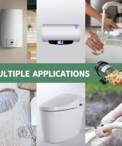 KOLERFLO 120W Water Pressure Booster Pump 115VAC,396 GPH,21.7 PSI Household Automatic Home Booster Pump with Water Flow Switch for Home Kitchen Bathroom Irrigation(H15GR-15) 36 71GVfhTddRL