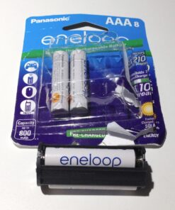 Panasonic BK-4MCCA8BA eneloop AAA 2100 Cycle Ni-MH Pre-Charged Rechargeable Batteries, 8-Battery Pack 8 Count (Pack of 1) 42 71GW6KgnbAL