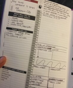 Law of Attraction Life & Goal Planner - A 30 Day Journey Creating Your Dream Life - Personal Gratitude Journal, Week Success Planner, and Stickers Purple (30-day) 37 71GXYKfybyL