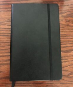 2 Pack Classic Ruled Notebooks/Journals - Premium Thick Paper Faux Leather Writing Notebook, Black, Hard Cover, Large, Lined (5.4 x 8.3) 39 71GXdi8QKAL