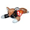 Ty Beanie Babies - Chip the Cat Plush Toy, Soft & Colorful Animal Figure, 9 Inches, for Ages 12+ Years